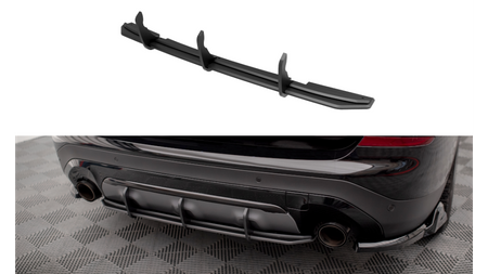 Street Pro Rear Diffuser BMW X3 G01 Black-Red