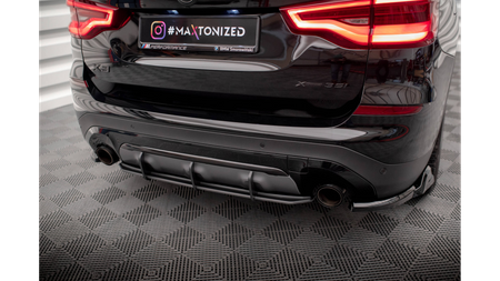 Street Pro Rear Diffuser BMW X3 G01 Black-Red