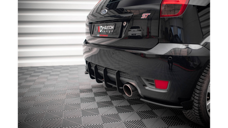 Street Pro Rear Diffuser Ford Fiesta ST Mk6 Black-Red