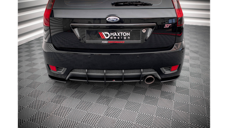 Street Pro Rear Diffuser Ford Fiesta ST Mk6 Black-Red