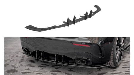 Street Pro Rear Diffuser Mercedes A35 AMG Hatchback Aero Pack W177 Red