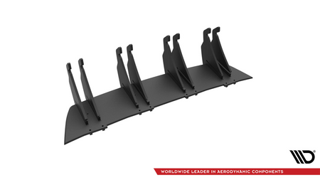 Street Pro Rear Diffuser Mercedes-Benz A 45 AMG W176 Facelift Black-Red