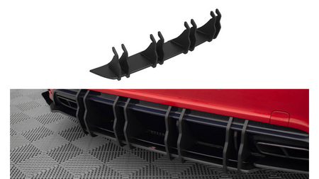 Street Pro Rear Diffuser Mercedes-Benz A 45 AMG W176 Facelift Red
