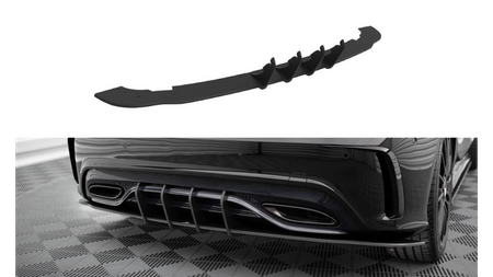 Street Pro Rear Diffuser Mercedes-Benz A AMG-Line W176 Facelift Black