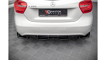 Street Pro Rear Diffuser Mercedes-Benz A W176 Black