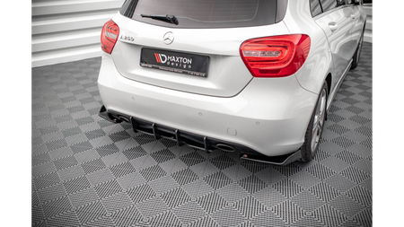 Street Pro Rear Diffuser Mercedes-Benz A W176 Black