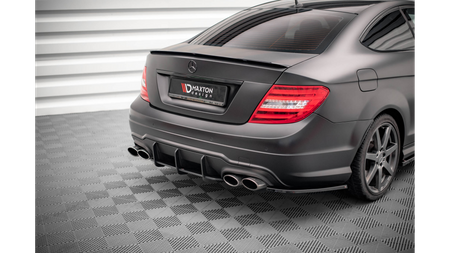 Street Pro Rear Diffuser Mercedes-Benz C Coupe AMG-Line C204 Black