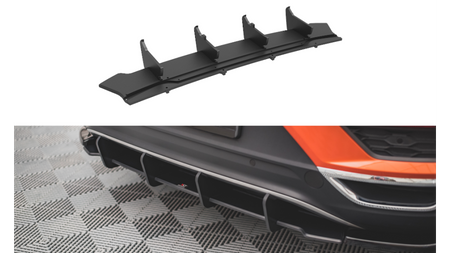 Street Pro Rear Diffuser Volkswagen T-Roc Mk1 Black-Red