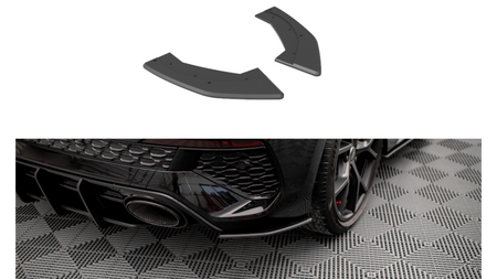 Street Pro Rear Side Splitters Audi RS3 Sportback 8Y Black