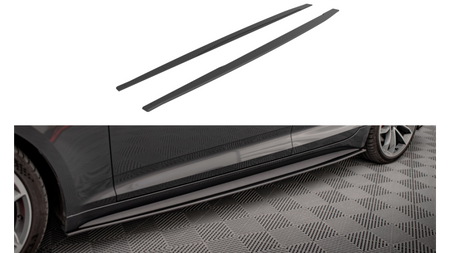Street Pro Side Skirts Diffusers Audi A5 S-Line / S5 Sportback F5 Black-Red