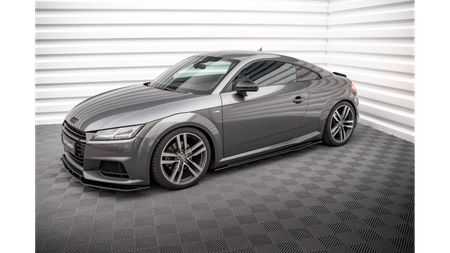 Street Pro Side Skirts Diffusers Audi TT S / S-Line 8S Black-Red