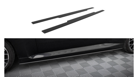 Street Pro Side Skirts Diffusers BMW 2 Coupe G42 Black-Red