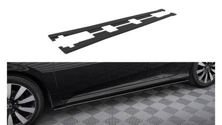 Street Pro Side Skirts Diffusers Honda Civic Mk10 Black