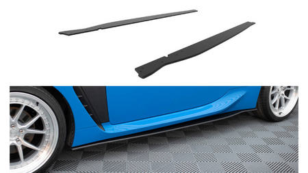 Street Pro Side Skirts Diffusers V.1 Toyota GR86 Mk1 Black