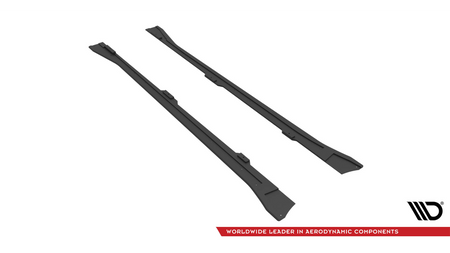 Street Pro Side Skirts Diffusers V.1 Volkswagen Arteon R/ R-Line Facelift Black