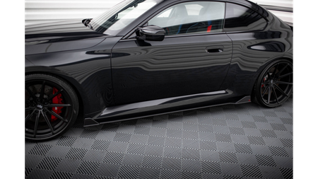 Street Pro Side Skirts Diffusers V.2 BMW M2 G87 Black