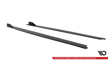 Street Pro Side Skirts Diffusers V.2 Toyota GR86 Mk1 Black-Red