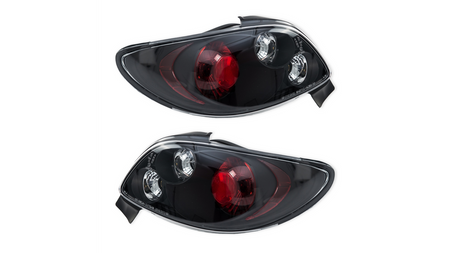 Tail Lights Black suitable for PEUGEOT 206 CC (2D) 1998-now