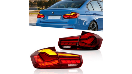 Tail Lights Dynamic LED Red suitable for BMW 3 (F30, F80) Sedan 2013-2018