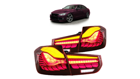 Tail Lights Dynamic LED Red suitable for BMW 3 (F30, F80) Sedan 2013-2018