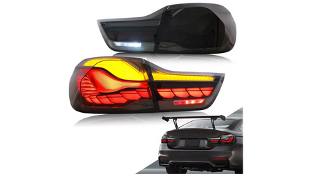 Tail Lights Dynamic LED Smoke suitable for BMW 4 (F32, F82) Coupe 4 (F33, F83) Convertible 2013-now