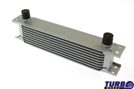 TurboWorks Oil Cooler Kit 9-rows 260x70x50 AN8 Silver