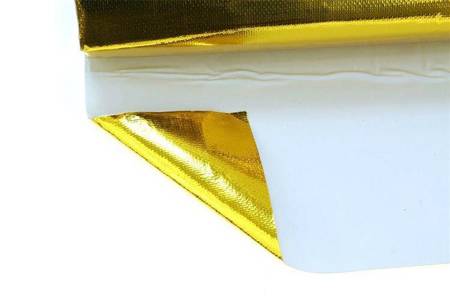 TurboWorks Self-adhesive heat shield 0,8mm 100cm x 120cm Gold