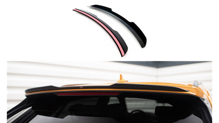 Upper Spoiler Cap Audi Q8 S-line / SQ8 Mk1 Gloss Black