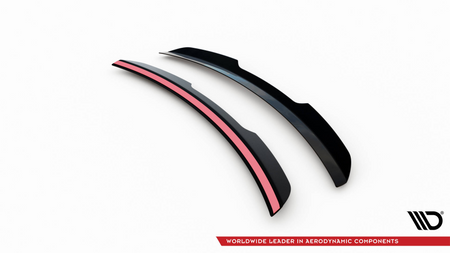 Upper Spoiler Cap Audi Q8 S-line / SQ8 Mk1 Gloss Black