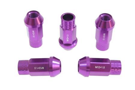 Wheel lug nuts JBR 50mm M12 x1,5 Purple