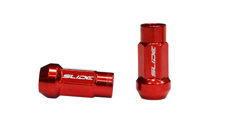 Wheel lug nuts SLIDE JDM M12x1,5 Red