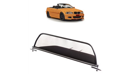 Wind Deflector Black Net suitable for BMW 3 (E46) Convertible 2000-2007