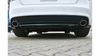 CENTRAL REAR SPLITTER AUDI A5 S-LINE FACELIFT (with a vertical bar) Gloss Black