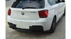 CENTRAL REAR SPLITTER BMW 1 F20/F21 M-Power (with vertical bars) Gloss Black