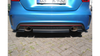 CENTRAL REAR SPLITTER (WITHOUT VERTICAL BARS) MERCEDES-BENZ W176 AMG-LINE PREFACE Gloss Black