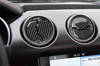Carbon wrap interior air vent outlet Ford Mustang 15-19