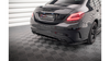 Central Rear Splitter (with vertical bars) Mercedes-Benz C AMG-Line W205 Facelift Gloss Black