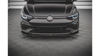 Front Splitter V.3 Volkswagen Golf R Mk8 Gloss Black