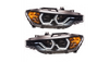 Headlights Halogen Black DRL suitable for BMW 3 (F30) Sedan (F31) Touring Pre-Facelift 2012-2015