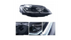Headlights Halogen Chrome suitable for VW GOLF VII Pre-Facelift 2013-2017