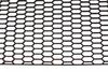 PU mesh grill Honey comb Black 120x40cm