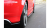 REAR SIDE SPLITTERS Audi RS3 8P Gloss Black