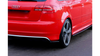 REAR SIDE SPLITTERS Audi RS3 8P Gloss Black