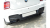 REAR SIDE SPLITTERS BMW 1 F20/F21 M-Power (PREFACE) Gloss Black