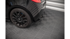 REAR SIDE SPLITTERS RENAULT CLIO III RS Gloss Black