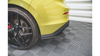 Racing Durability Rear Side Splitters Volkswagen Golf 8 GTI Clubsport Black-Red