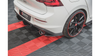 Racing Durability Rear Side Splitters Volkswagen Golf GTI / GTE Mk8 Black-Red