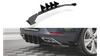 Racing Durability Rear Valance + Flaps Seat Leon FR Hatchback Mk4 Black-Red + Gloss Flaps