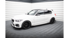Racing Durability Side Skirts Diffusers V.2 + Flaps for BMW 1 F20 M135i / M140i / M-Pack Black + Gloss Flaps