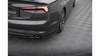 Rear Side Splitters Audi A5 S-Line F5 Sportback Gloss Black